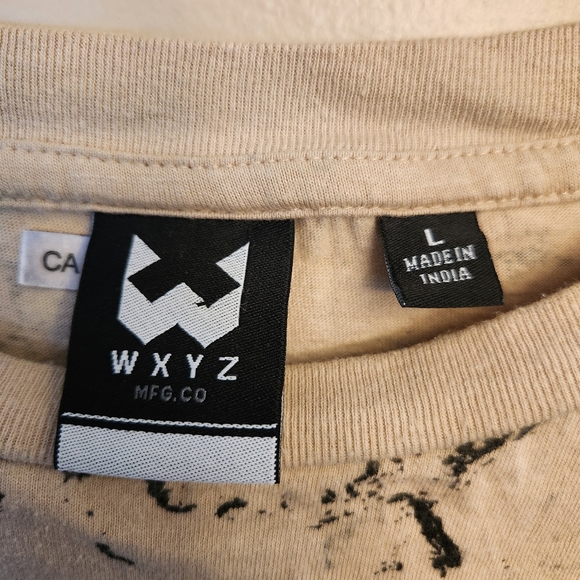WXYZ Mens Large Tan T-shirt - Picture 2 of 6